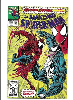 Buy Amazing Spider-Man #378 (Marvel, 1993) HIGH GRADE Maximum Carnage, Carnage,Venom • 11.12£