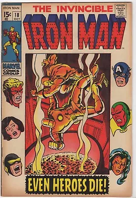 Buy Invincible Iron Man  #18  (Marvel 1969)  FN • 19.95£