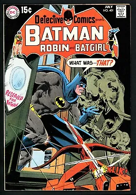 Buy Detective Comics #401 Fine- Neal Adams Cover, Batgirl & Robin Team Up (Key) • 47.39£