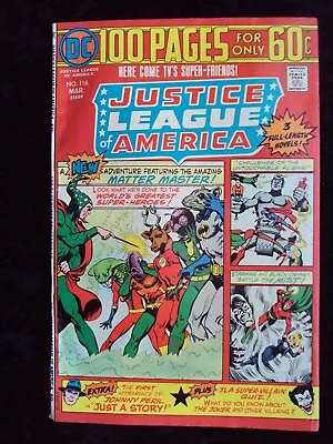 Buy Justice League Of America #116 Dc Comics Bronze Age 100 Pages! • 23.69£