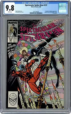 Buy Spectacular Spider-Man Peter Parker #137 CGC 9.8 1988 2013138016 • 262.90£