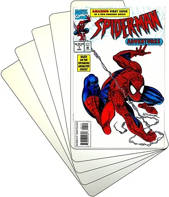 Buy (30) Comic Book Bin Index Divider Cards - Sloped 7 X11  - White HEAVY DUTY 40mil • 49.32£