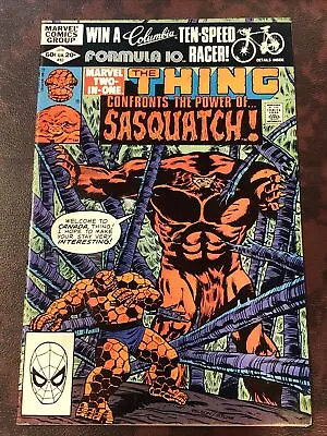 Buy MARVEL TWO-IN-ONE #83 The THING &SASQUATCH UK Variant 20p MARVEL  Nice Copy • 3.93£