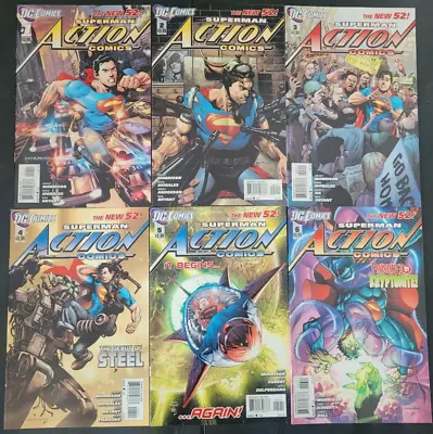 Buy Action Comics #0,1-52 (2011) Dc 52 Comics Near Full Series! Set Of 51 Issues! • 66.14£