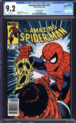 Buy Amazing Spider-man #245 Cgc 9.2 White Pages // Hobgoblin Appearance • 47.25£