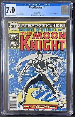 Buy Marvel Spotlight #28 Moon Knight CGC 7.0 1976 • 151.95£