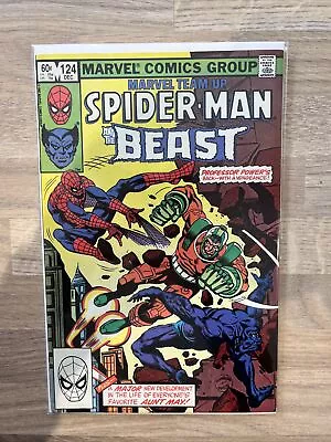Buy Marvel Comics Team Up Spider-Man And The Beast #124 1982 Bronze Age • 10.99£