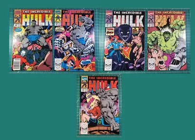 Buy Incredible Hulk #369-373 (1990) Marvel Grey Hulk Lot Dale Keown Peter David • 31.62£