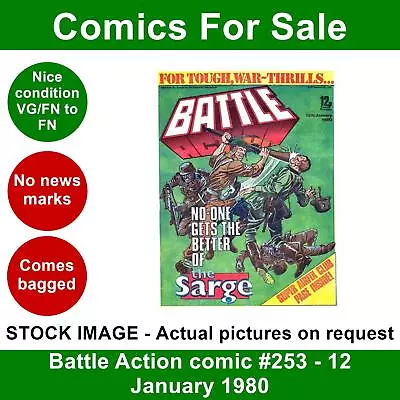 Buy Battle Action Comic #253 - 12 January 1980 - Nice No Writing • 3.99£