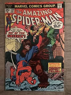 Buy Amazing Spider-Man # 139 1st Appearance Of The Grizzly Marvel Comics 1974 FN • 23.98£