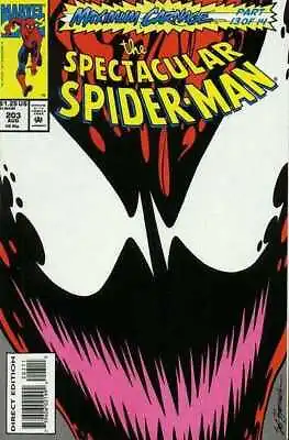 Buy Spectacular Spider-man #203 (1976) Vf/nm Marvel • 8.95£