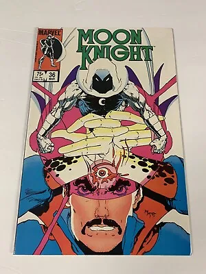 Buy Moon Knight 36 Marvel Comics Vol  1 1984 1st Meeting Doctor Strange NM Or Better • 19.75£