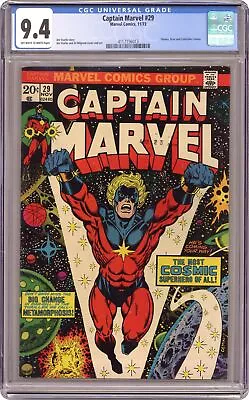 Buy Captain Marvel #29 CGC 9.4 1973 4117156013 • 199.25£
