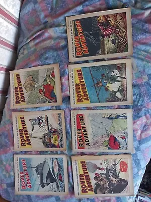 Buy Rover And Adventure Comics Joblot - 1961 To 1963 - 50 Comics In Total • 20£