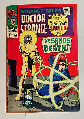 Buy STRANGE TALES #158  Nick Fury S.H.I.E.L.D. Dr. Strange, 1st Full LIVING TRIBUNAL • 39.94£