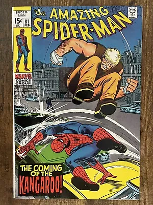 Buy Amazing Spider-Man #81 - STUNNING NEAR MINT 9.2 NM - Kangaroo - Marvel Comics • 7.52£