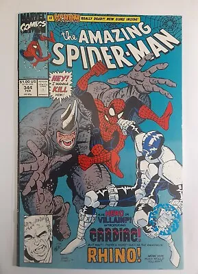Buy 1991 Amazing Spiderman 344 VF/NM.First App.Cletus C.(Carnage) And F.A.Cardiac. • 42.75£