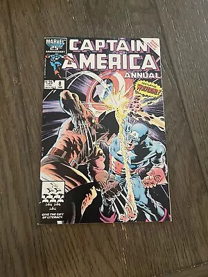 Buy Captain America Annual #8 Wolverine 1986 Marvel VF/NM • 22.24£