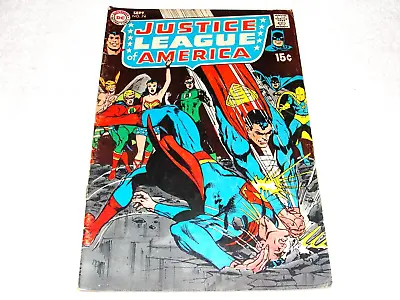 Buy Justice League Of America #74 (Sept 1969, DC), 4.0-5.0 VG+, Neal Adams Cover • 14.15£