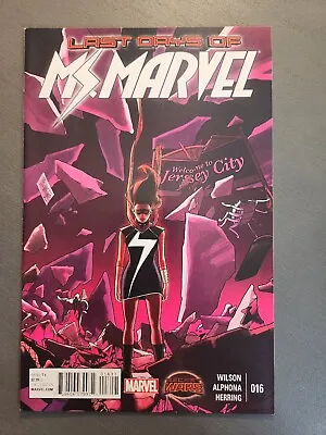 Buy Ms. Marvel #16 2014 1st Meeting Of Kamala Khan And Carol Danvers MCU Marvel • 11.85£