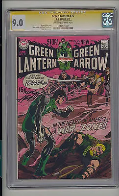 Buy Green Lantern #77 CGC 9.0 VF/NM Unrestored DC Green Arrow SS Neal Adams OW-W Pgs • 394.17£