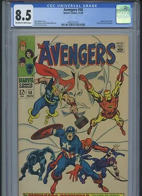 Buy Avengers Vol 1 #58 1968 CGC 8.5 • 142.49£