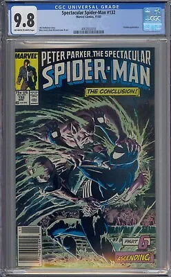 Buy Spectacular Spider-man #132 Cgc 9.8 Kraven's Last Hunt Htf Newsstand • 227.08£