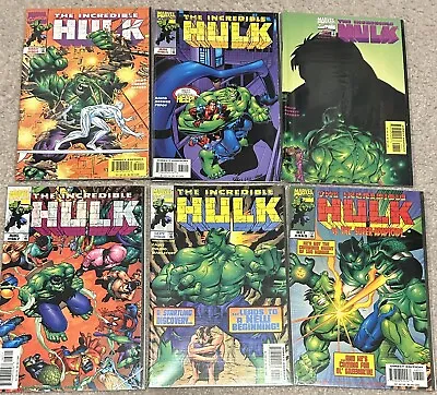 Buy The Incredible Hulk #464,465,466,467,468,469 Lot Of 6-1998 Silver Surfer • 10.43£