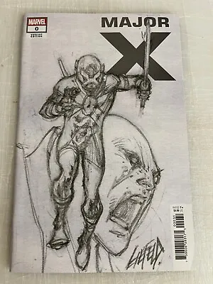 Buy Major X #0 Rob Liefeld Black & White Sketch Variant 1:50 Marvel Comics Nm • 12£