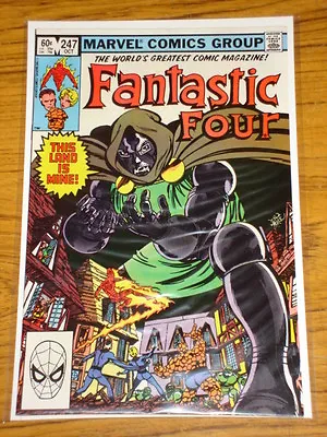 Buy Fantastic Four #247 Vol1 Marvel Comics Dr Doom  October 1982 • 16.99£