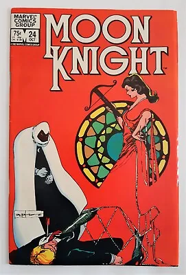 Buy Moon Knight | Vol. 1 - No. 24 (1982) | Stained Glass Scarlet | Marvel | Z 1 VF • 16.67£