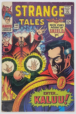 Buy Strange Tales #148 1966 3.5-4.0 VG J. Kirby/D. Heck Art-Origin Of Ancient One! • 13.43£