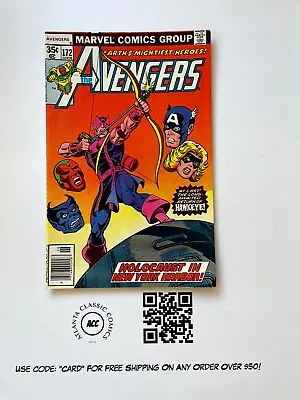 Buy Avengers #172 VF/NM Marvel Comic Book Hulk Thor Iron Man Captain America 14 J887 • 25.33£