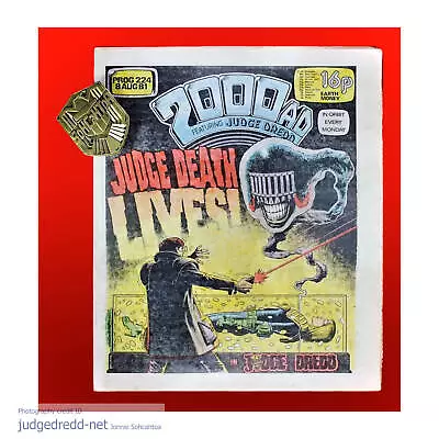 Buy 2000AD Prog 224-228 Judge Dredd Judge Death Lives All 5 Comics 8 8 1981 (m) • 100£