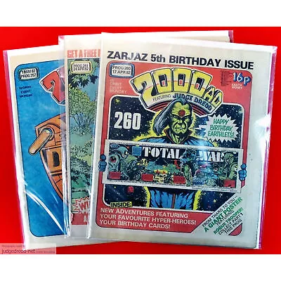 Buy 2000AD PROG 260-262 UK 3 Comics Bags  See Description 1982 (set 905 . . • 24£