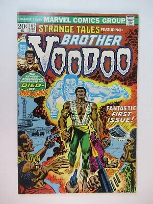 Buy 1973 Marvel Comics Strange Tales # 169 1st & Origin Of Brother Voodoo • 237.14£