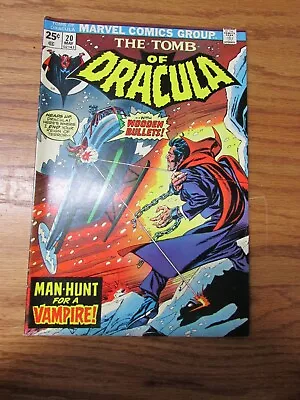 Buy Vintage Marvel Comics The Tomb Of Dracula Vol. 1 No. 20 1974 May Comic Book • 15.95£