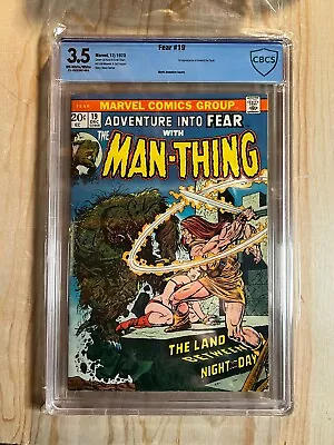 Buy Fear (Adventure Into) #19 CBCS 3.5 1st Appearance Howard The Duck. Mark Jeweler  • 517.83£