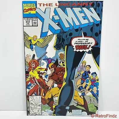 Buy Uncanny X-Men #273 Comic Book 1991 Marvel Jim Lee Gambit Jubilee Forge Join Team • 11.04£