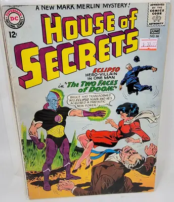 Buy House Of Secrets #66 1st Eclipso Cover Appearance *1964* 4.0 • 23.64£