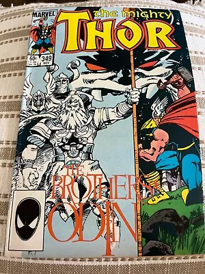 Buy Thor #349 (1984) Origin Odinforce - 9.0 Very Fine/near Mint (marvel) • 8.79£