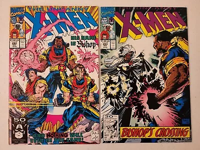 Buy Uncanny X-Men 282 & 283 1st Cameo Cover And Full App Of Bishop Marvel 1991 • 15.88£