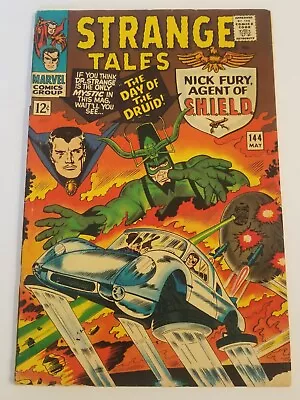 Buy Strange Tales #144 (1966) Marvel Key Issue Silver Age 1st Jasper Sitwell • 30.38£