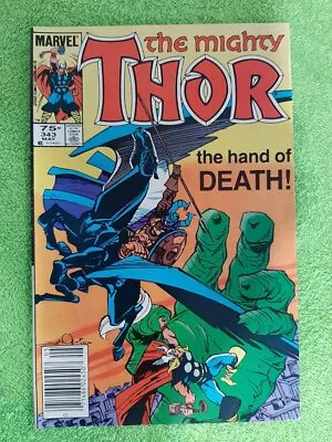 Buy THOR #343 FN : Canadian Price Variant Newsstand : Combo Ship RD2914 • 1.59£