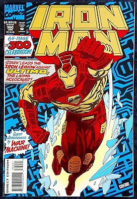 Buy Iron Man #300 Comic Book 1994 Foil Cover Kevin Hopgood Marvel Comics • 4.79£