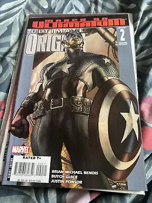 Buy ULTIMATE ORIGINS # 2 (Captain America, BIANCHI VARIANT Cover, SEPT 2008), NM • 5£