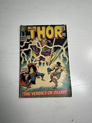 Buy Thor #129  1st Appearance Ares! Kirby/Colletta Cover!  Marvel 1966 • 27.67£