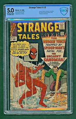 Buy Strange Tales #115  - Origin Of Dr. Strange, CBCS 5.0 Off White/W (Marvel, 1963) • 330.43£