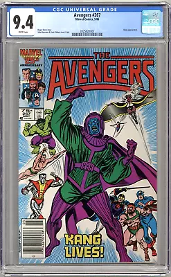 Buy Avengers #267 (1986) - CGC 9.4 NM *NEWSSTAND* 1st Appearance Of Council Of Kangs • 199.88£