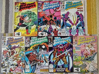 Buy West Coast Avengers Vol 2 #25, #26, #27, #28, #29, #30 & #31 (1987/88). • 7.15£